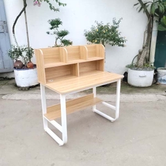 Bàn giá sách 1m2, Khung sắt chữ U, Gỗ MDF chống trầy - Trang 1