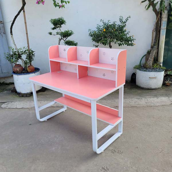 Bàn giá sách 1m2, Khung sắt chữ U, Gỗ MDF chống trầy - Trang 1