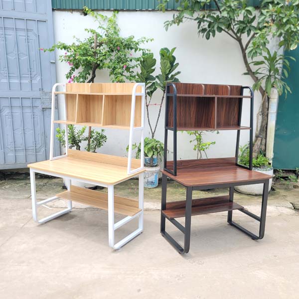 Bàn học giá sách khung sắt 1m, Kích thước 60x100x167cm, Sơn tĩnh điện - Trang 1