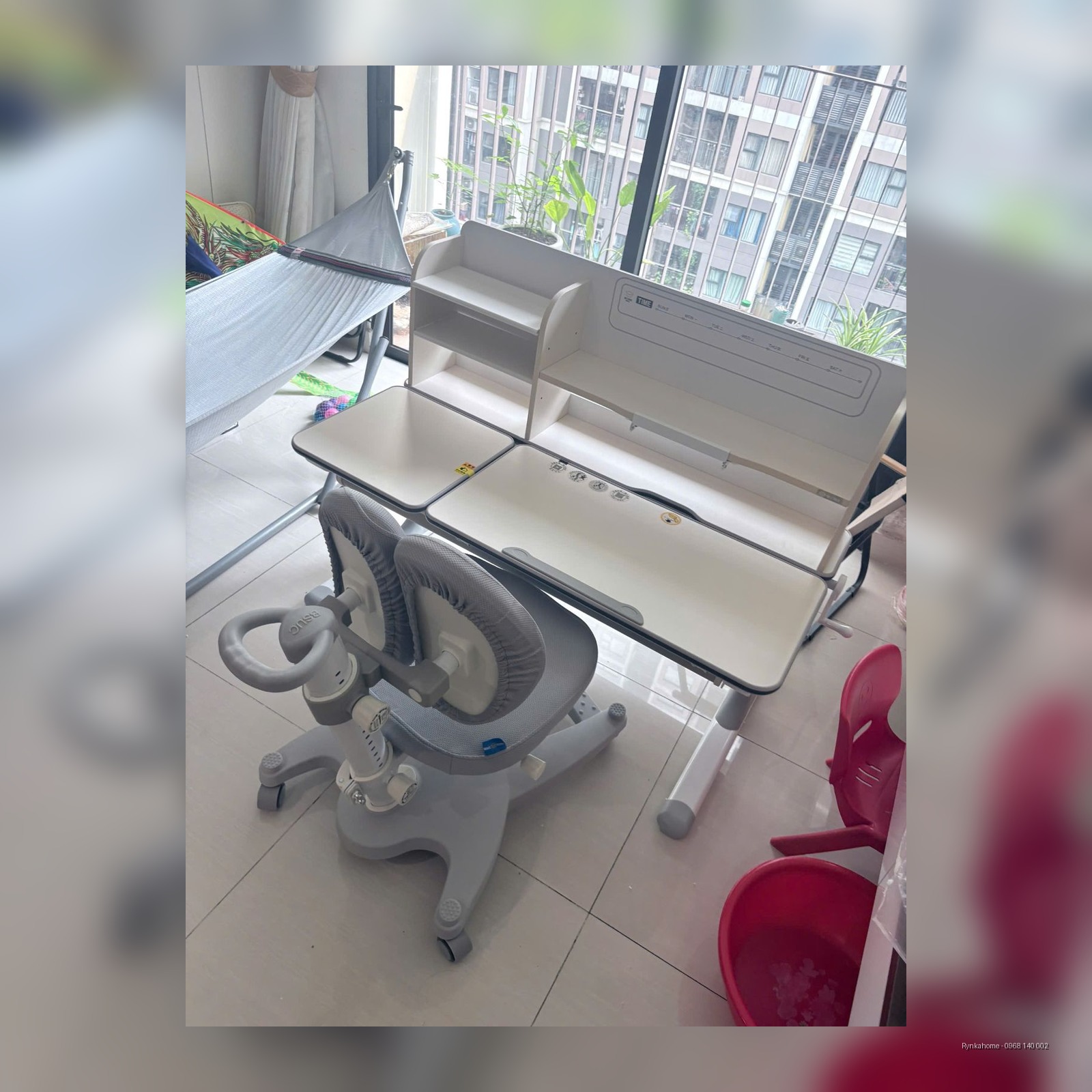 Bàn học thông minh rộng 1m2 YX-12001 ghế DA-618V1