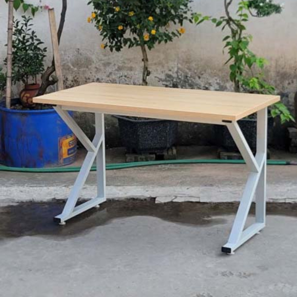 Bàn chân sắt chữ K, Rộng 1m, 1m2 cao 75cm, Tháo lắp tiện lợi - Trang 1