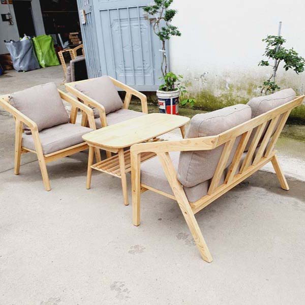 Bộ Bàn Ghế Sofa Nakata – Giải Pháp Nội Thất Gỗ Cao Su Tháo Ráp Đa Năng - Trang 1