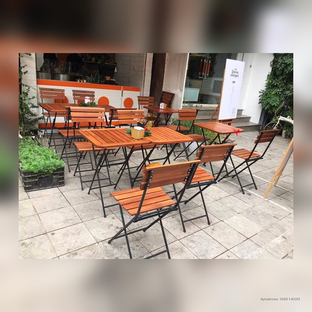 Gh? X?p Cafe Patio Chân S?t - HD 4