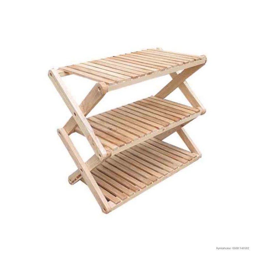 Kệ Giày Dép Hồi X, Cao 2 Đến 5 Tầng, Gỗ Tự Nhiên, Tháo Ráp Nhanh - Trang 1